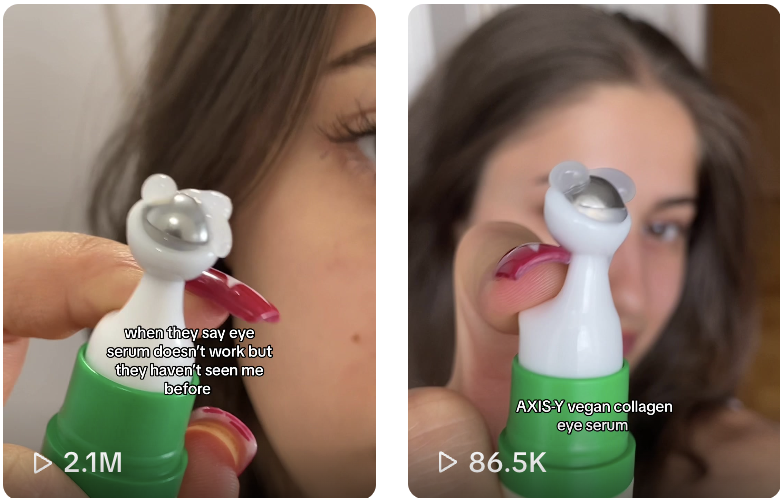 캠페인 성과. 단일 영상 최대 860만 조회수